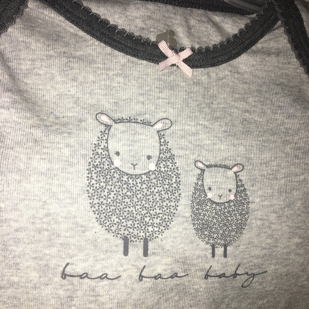 Organic Cotton 2 Piece Set 12 Months Sheep NWT Just Born Brand